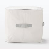 レジャーシートでつくった　たためる収納袋　中