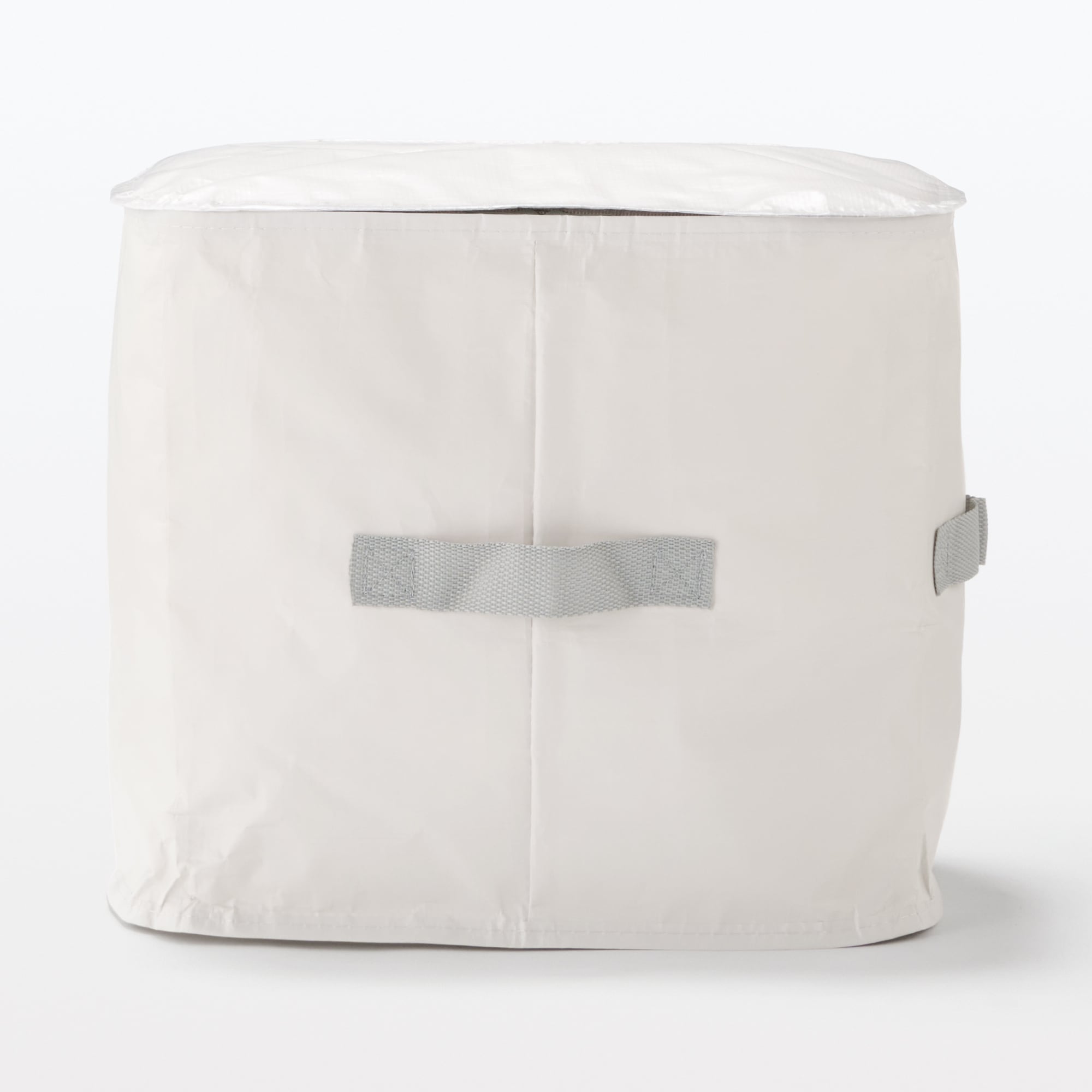 レジャーシートでつくった　たためる収納袋　中