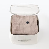 レジャーシートでつくった　たためる収納袋　中