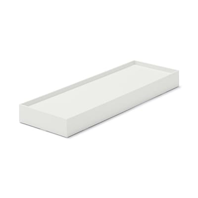 【キャスター可】【幅１０ｃｍ用】ファイルボックススタンダード用キャスターもつけられるフタ　ホワイトグレー