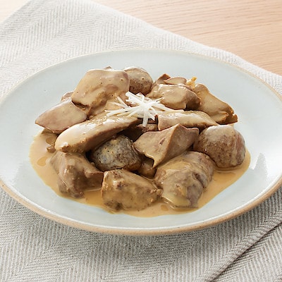 鶏レバーとこんにゃくのからしマヨネーズソース和え　１８０ｇ