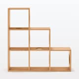 スタッキングシェルフ　猫用　３段×３列セット　オーク材突板