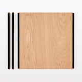 スタッキングシェルフ　木製ボード　クローズ　オーク材突板