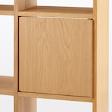 スタッキングシェルフ　木製扉　オーク材突板