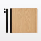 スタッキングシェルフ　木製扉　オーク材突板