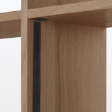 スタッキングシェルフ　木製扉　ウォールナット材突板