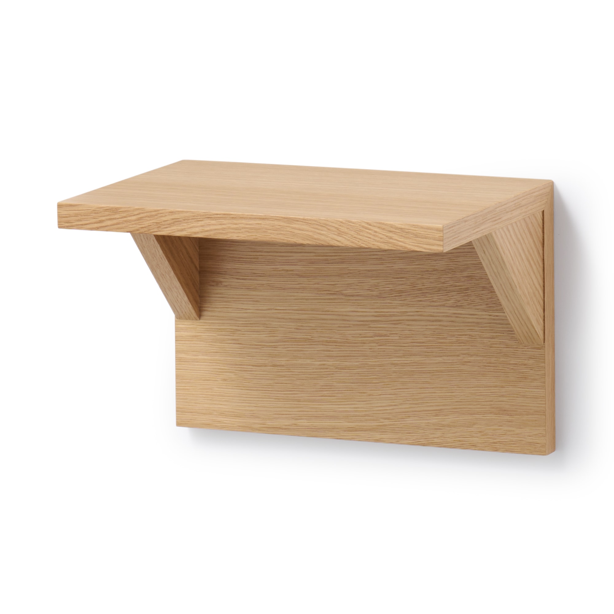 壁に付けられる家具猫用ステップ　オーク材突板