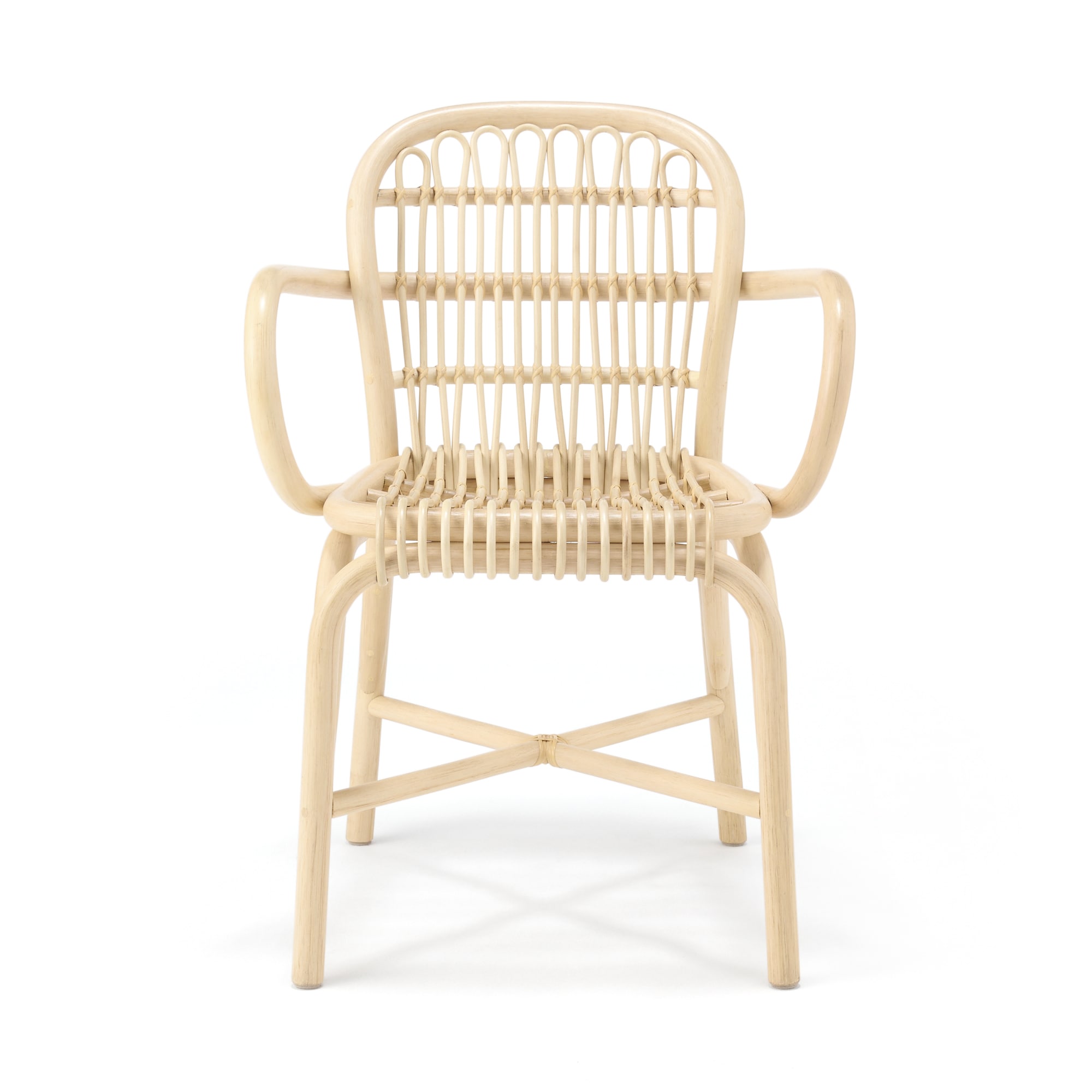 ラタンアームチェア