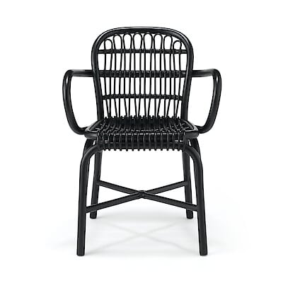 ラタンアームチェア