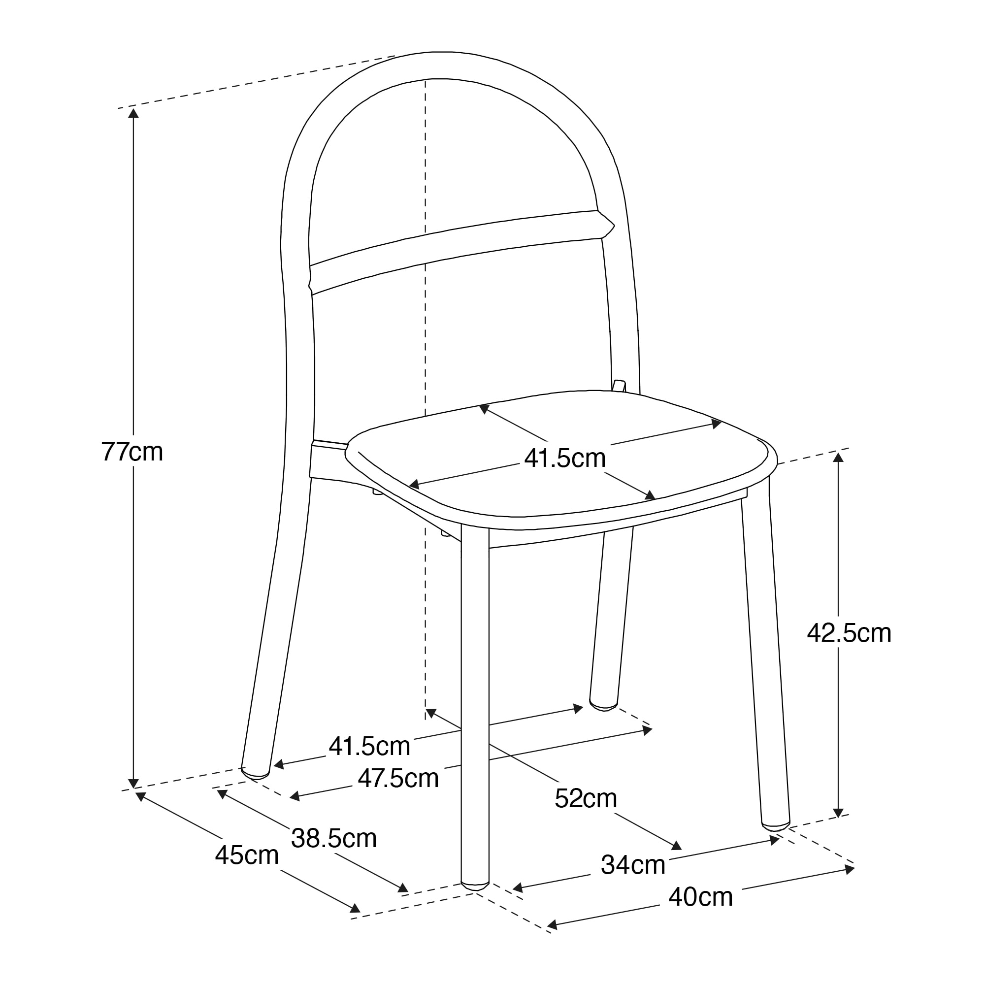 中でも外でも使える　アルミチェア