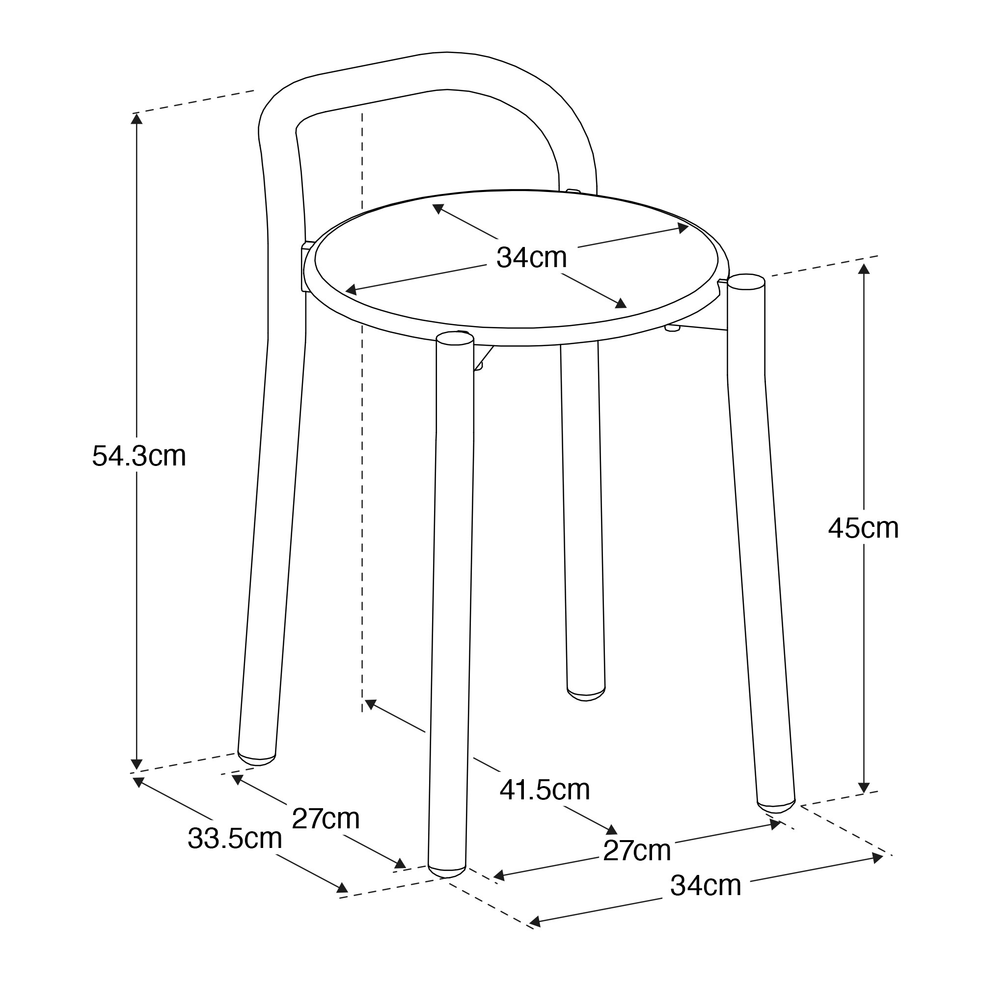 中でも外でも使える　アルミスツール