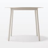 中でも外でも使える　丸テーブル　アルミ脚　大