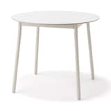 中でも外でも使える　丸テーブル　アルミ脚　大