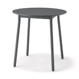 中でも外でも使える　丸テーブル　アルミ脚　小