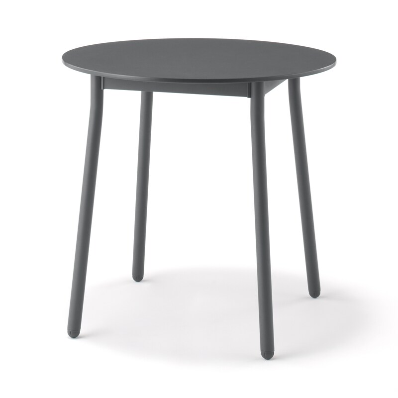 中でも外でも使える 丸テーブル アルミ脚 小 | 無印良品 