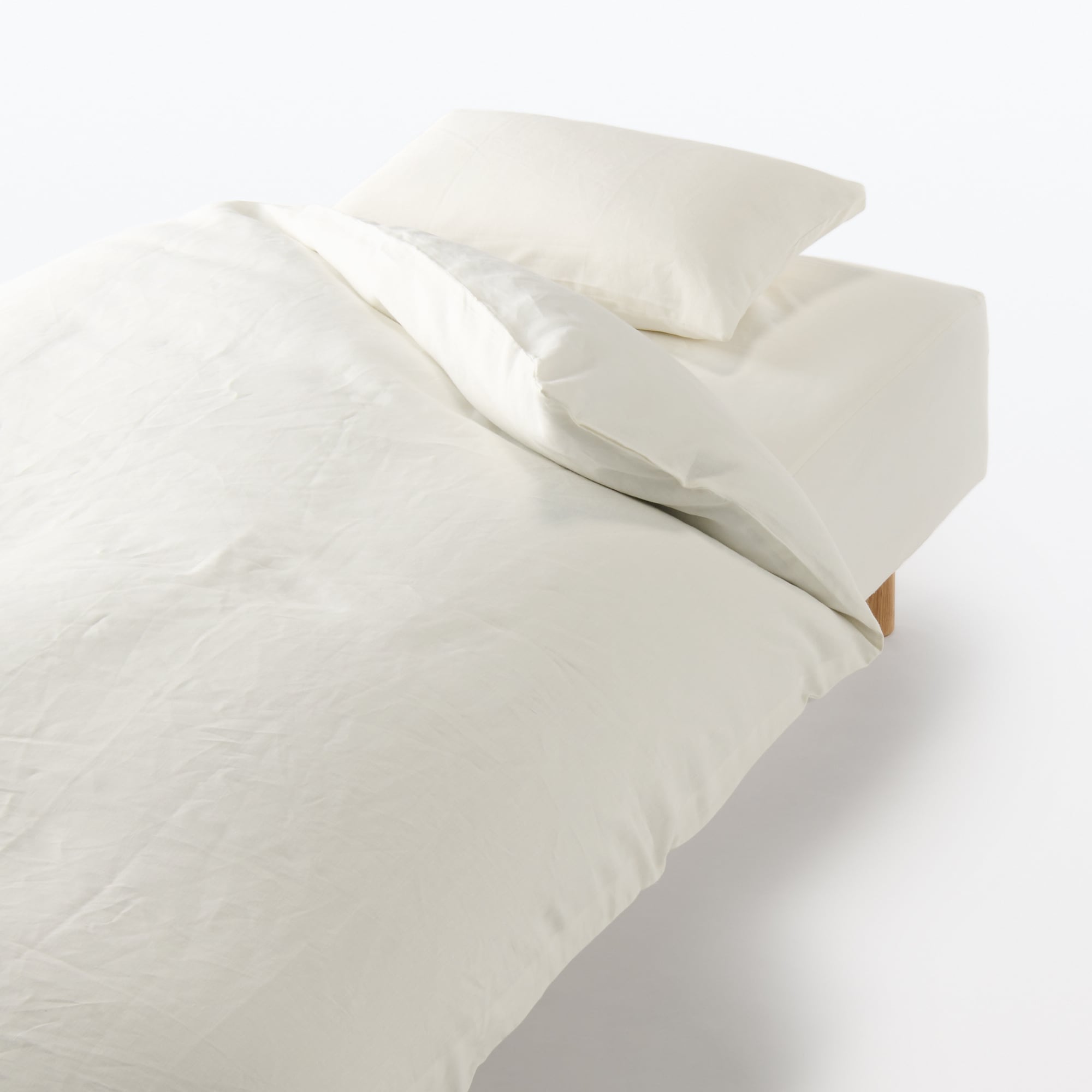 無印良品 麻平織寝具カバーシングルベッド用3点セット