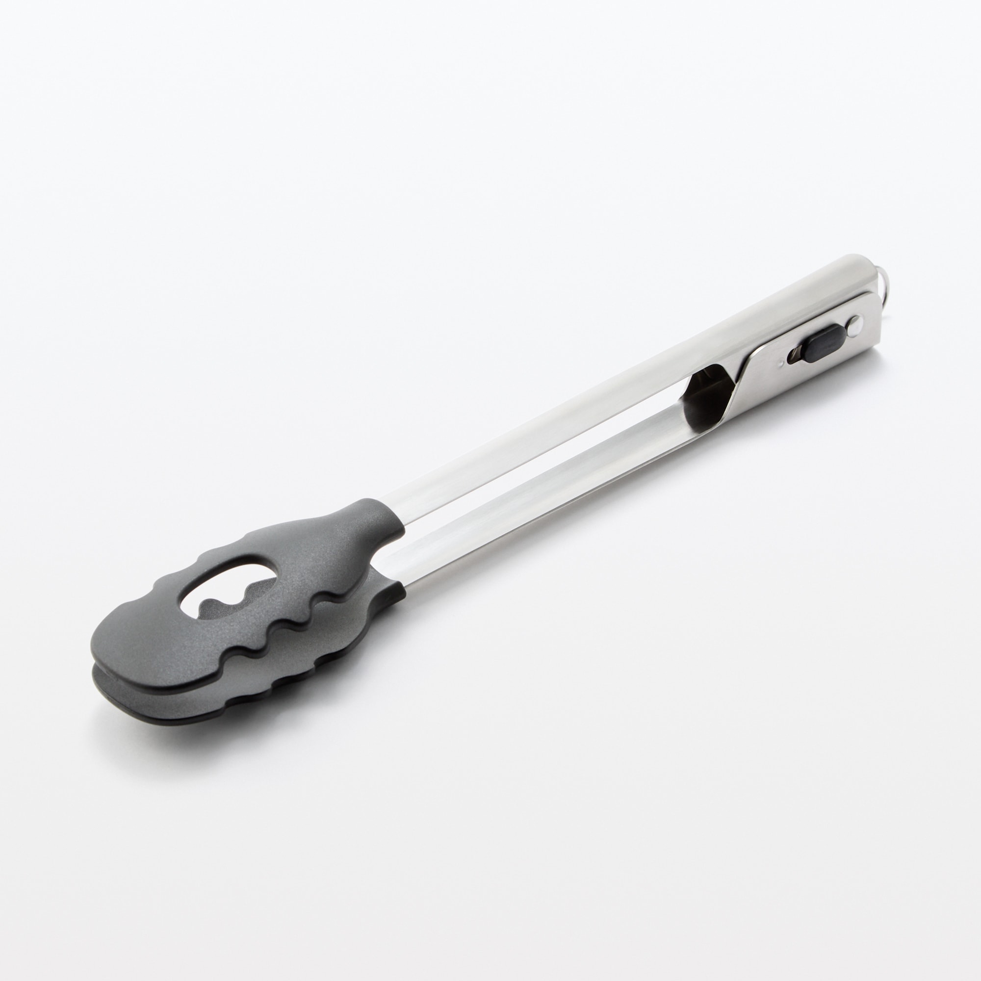 mastrad 片手で開閉 シリコントング ブラック 207141 長さ28cm F17600