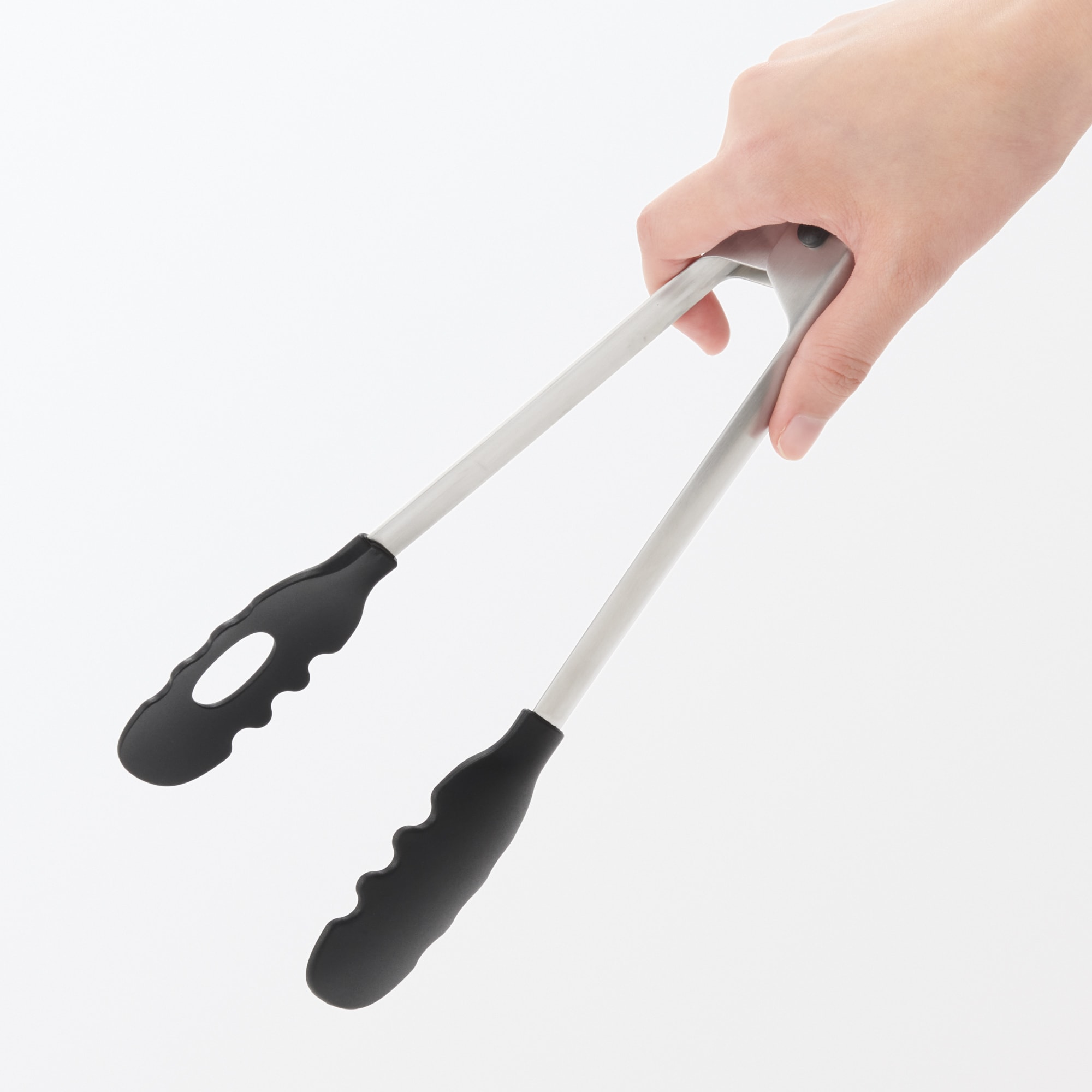 調理用トング／ストッパー付き　大