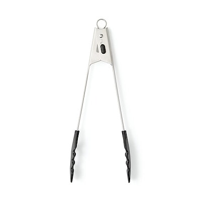 【大】調理用トング／ストッパー付き　約長さ２７．５ｃｍ