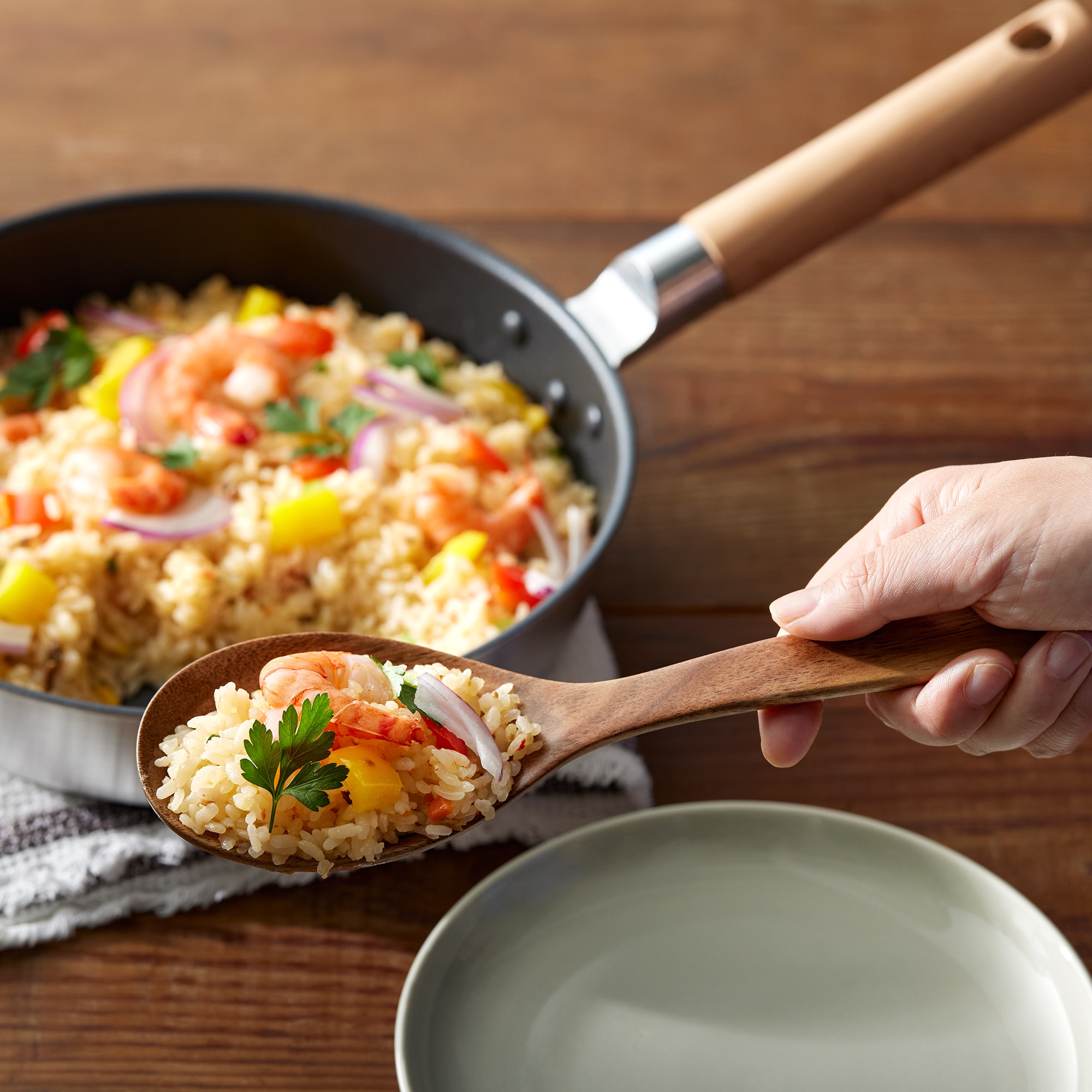 アカシア　取り分けスプーン　大