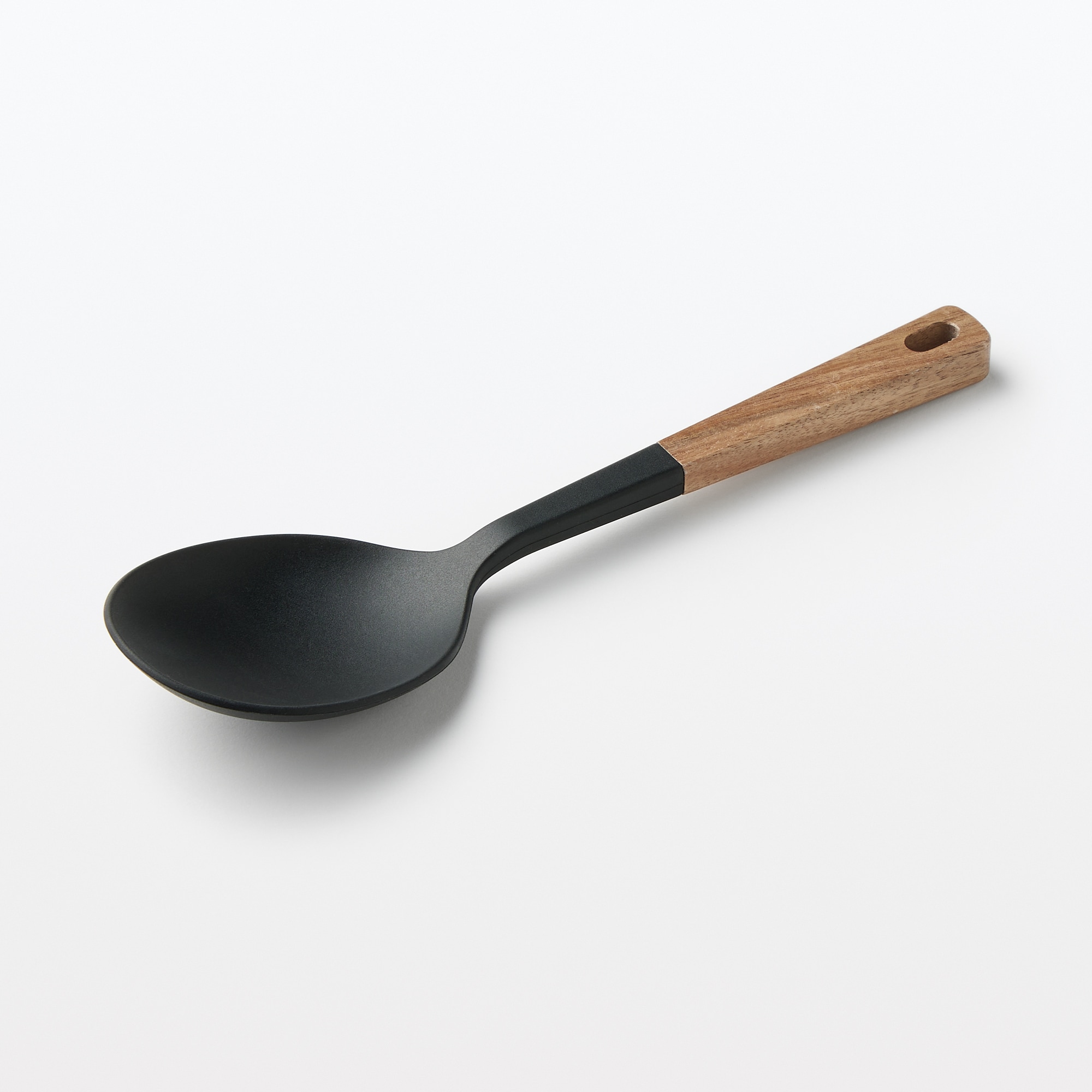 木柄　シリコーン　調理スプーン