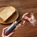 木柄　シリコーン　スリムスパチュラ