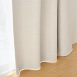 防炎・遮光性　二重織りノンプリーツカーテン