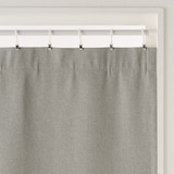 防炎・遮光性　ドビー織りノンプリーツカーテン