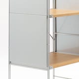 ステンレスユニットシェルフ　ステンレスサイドパネル　小