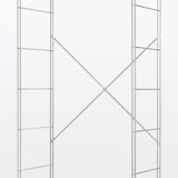 ステンレスユニットシェルフ　ステンレスクロスバー　小