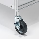 ステンレスユニットシェルフワゴンセット