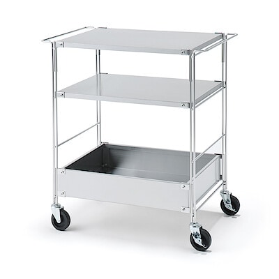 ステンレスユニットシェルフワゴンセット