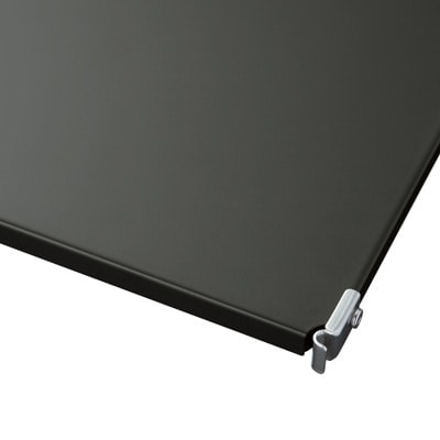 ステンレスユニットシェルフ用　追加棚　ダークグレー