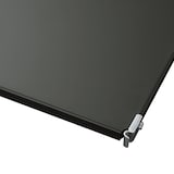 ステンレスユニットシェルフ用　追加棚　ダークグレー