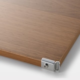 ステンレスユニットシェルフ　追加棚　ウォールナット材