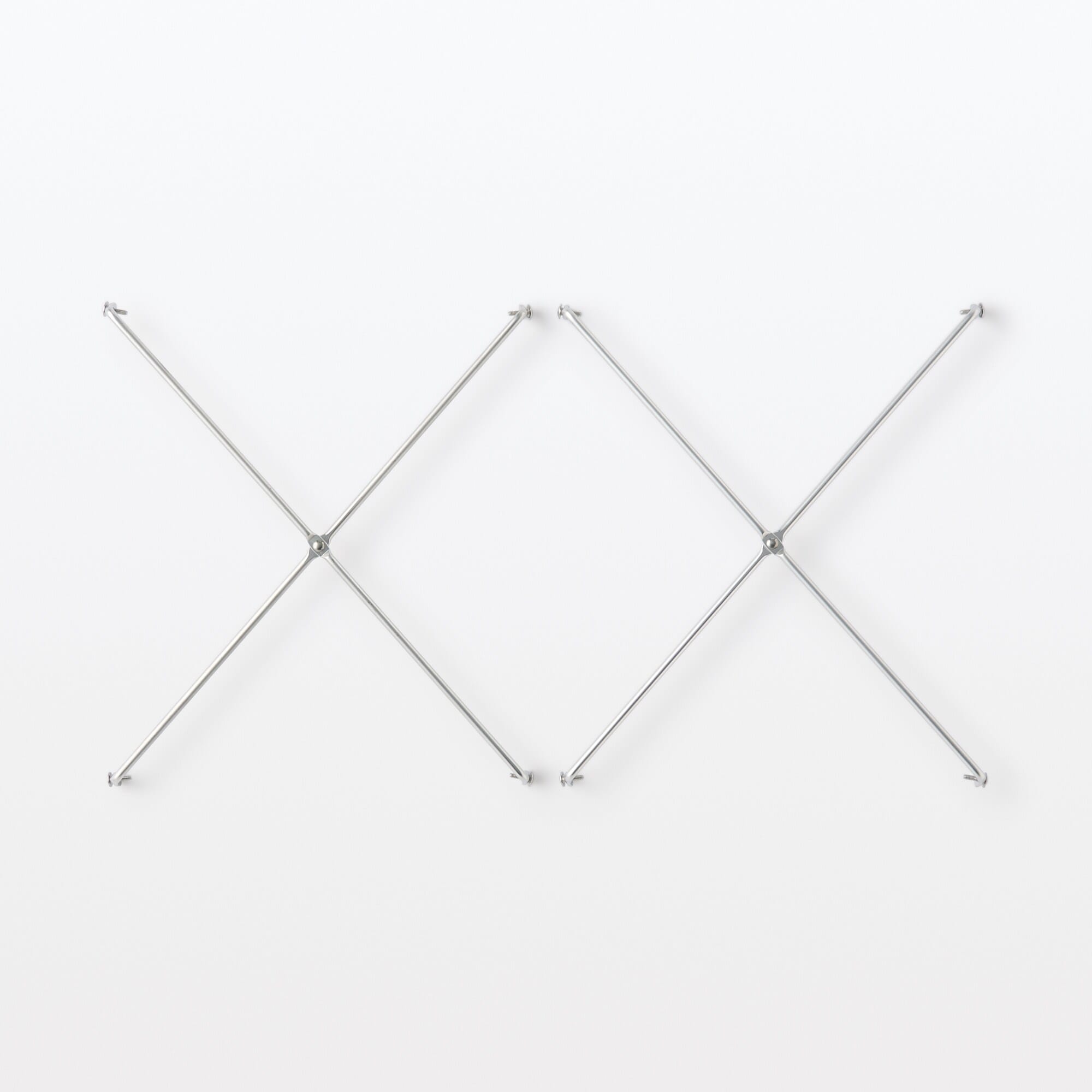 ステンレスユニットシェルフ用サイドクロスバー ステンレス | 無印良品