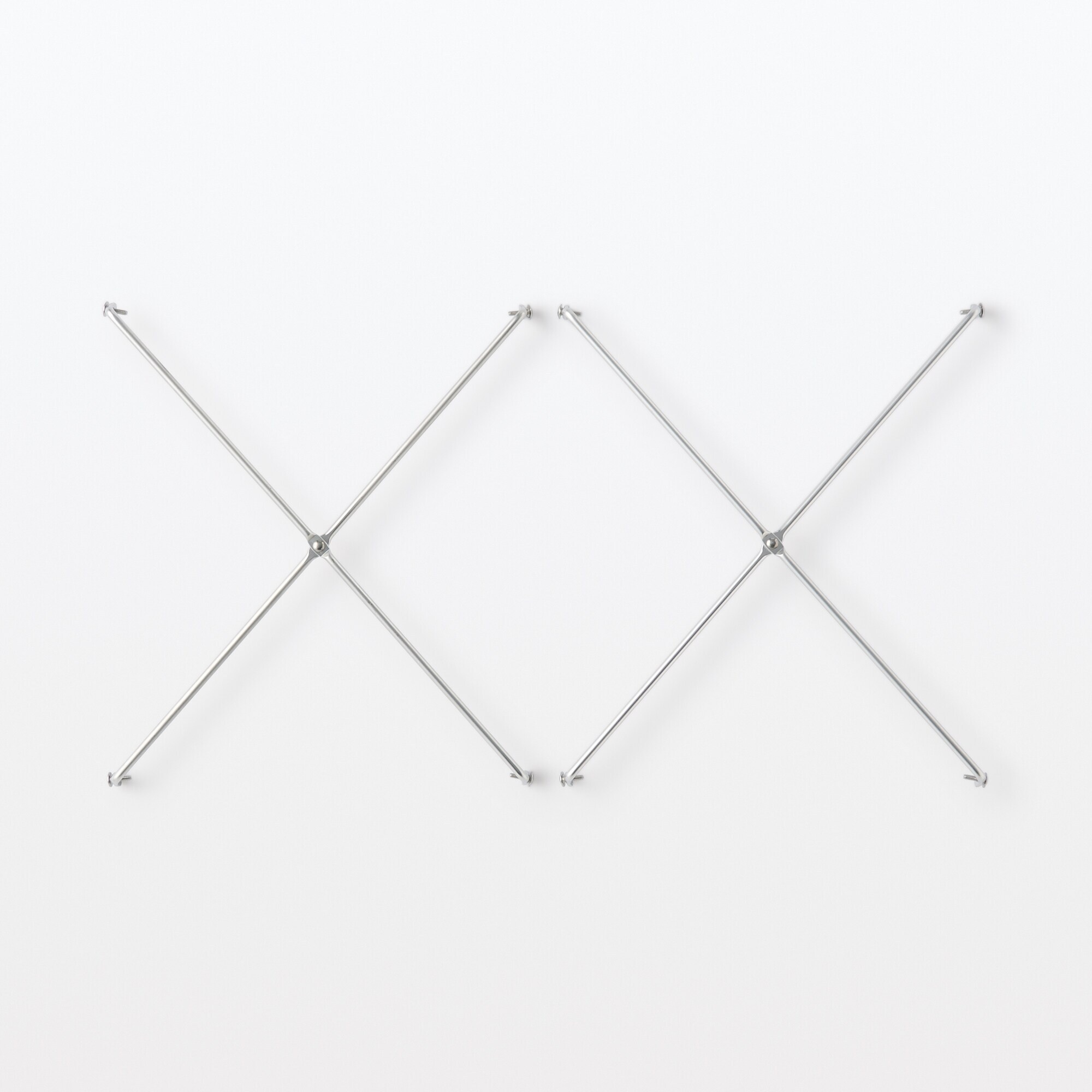 ステンレスユニットシェルフ用サイドクロスバー　ステンレス