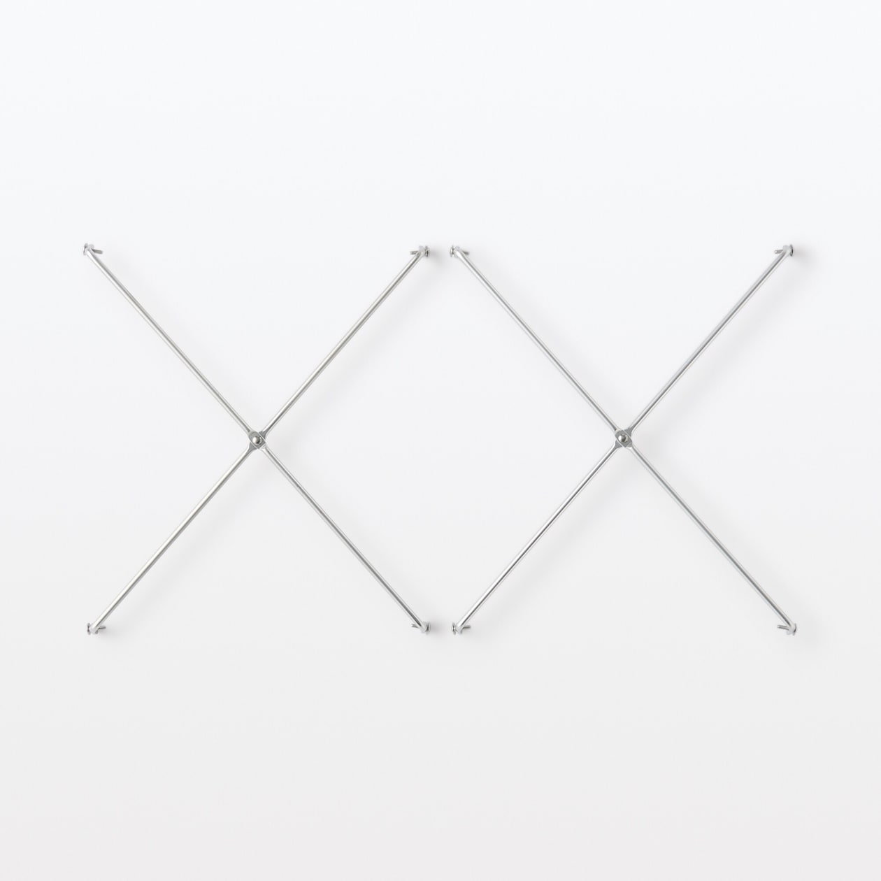 ステンレスユニットシェルフ用サイドクロスバー　ステンレス