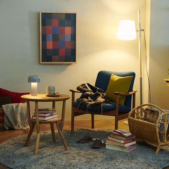 ［ＩＤＥＥ］カレイド　クッションカバー　４０ｃｍ角　オリーブ