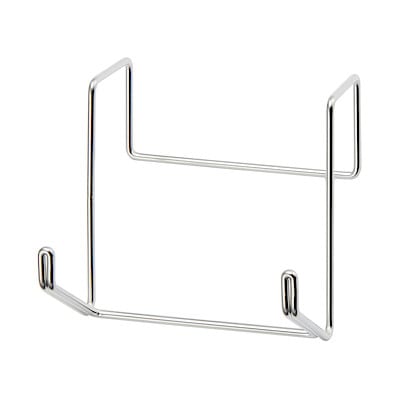 ステンレス　扉につける収納　フック　２連　シンク扉用　約幅６．５×奥行５．５×高さ６ｃｍ