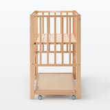 ビーチ材　ベビーベッド