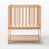 ビーチ材　ベビーベッド