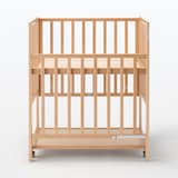 ビーチ材　ベビーベッド