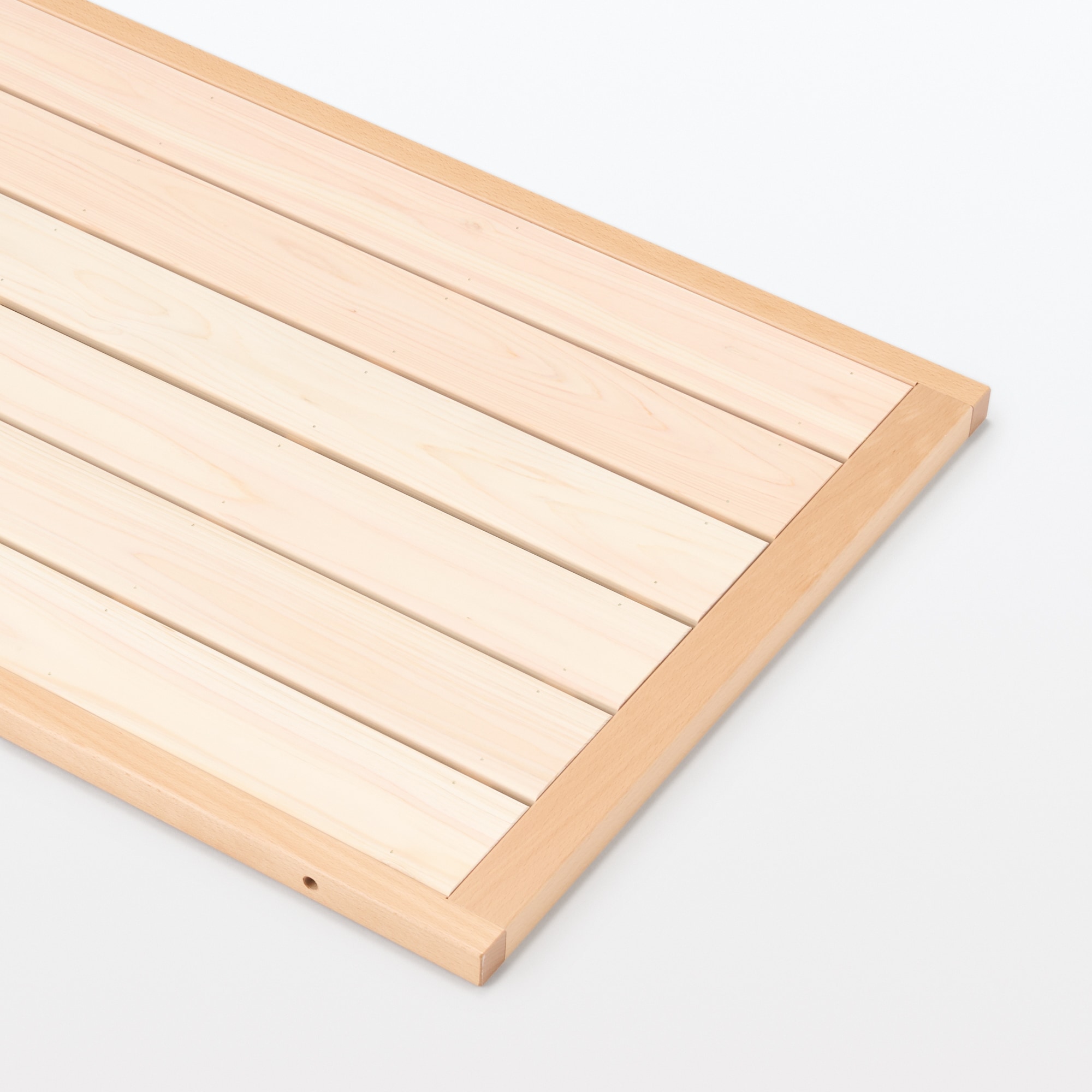 ビーチ材　ベビーベッド