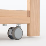 ビーチ材　ベビーベッド