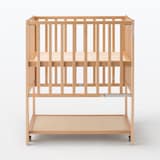 ビーチ材　ベビーベッド