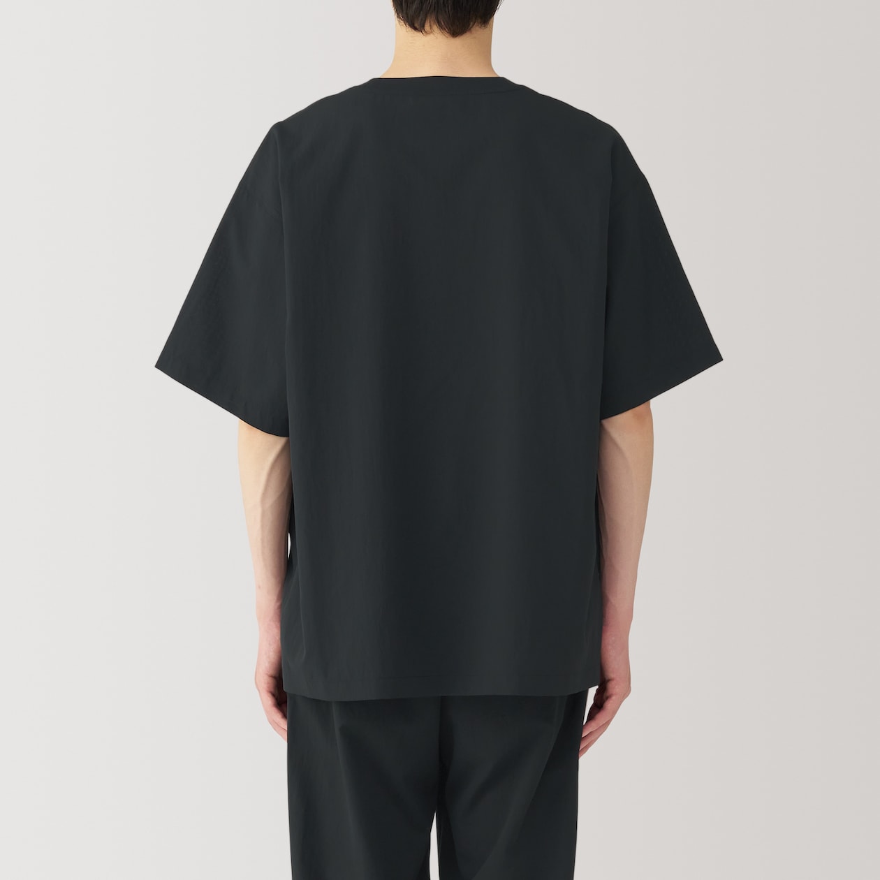 紳士　風を通すストレッチ半袖Ｔシャツ