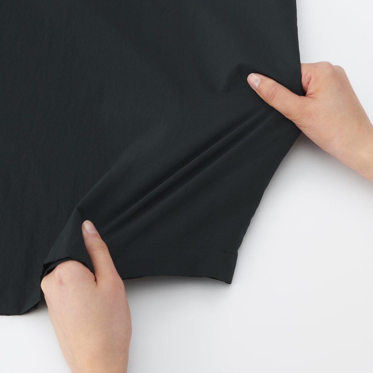 紳士　風を通すストレッチ半袖Ｔシャツ