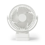 置いても使える　充電式クリップファン