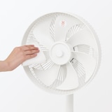 首振り範囲が調節できる　ＤＣ扇風機